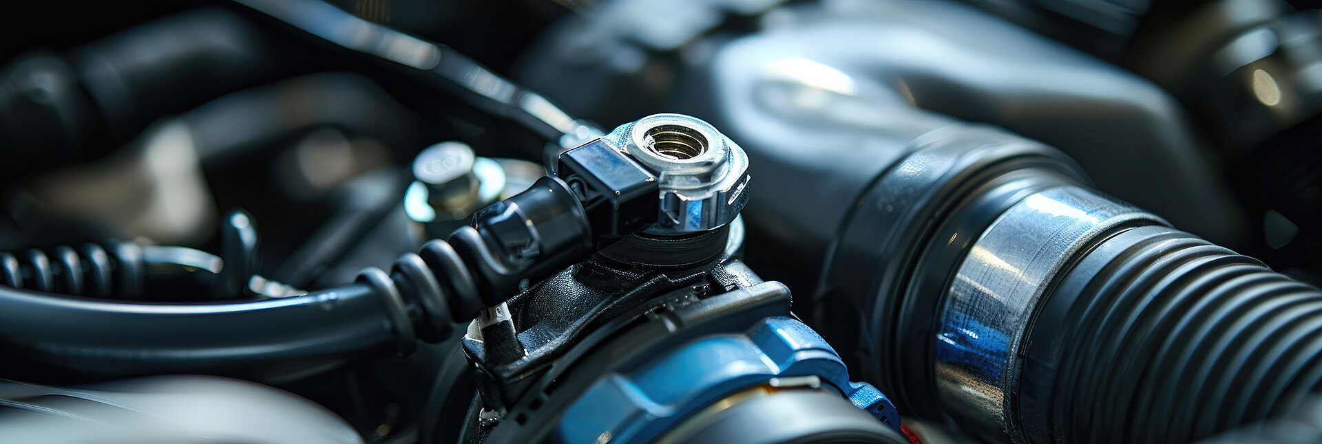 Capteur de cliquetis dans un compartiment moteur