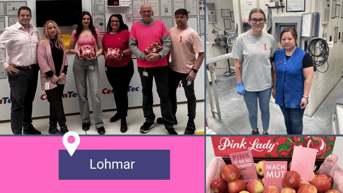 Pink Ribbon Action Day 2024 at CeramTec in Lohmar