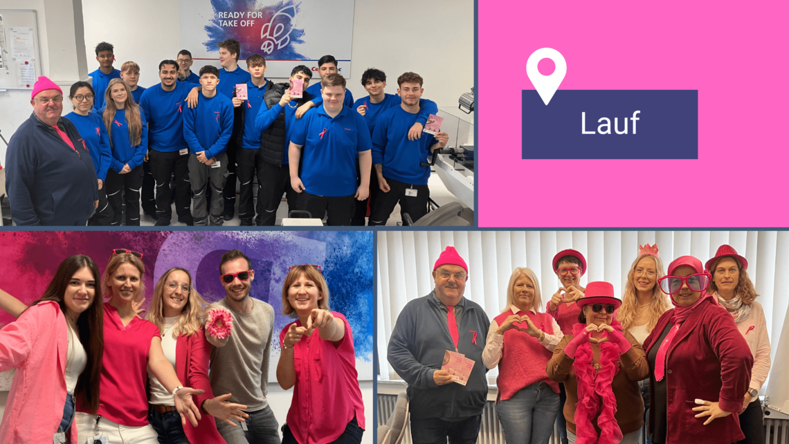 Pink Ribbon Action Day 2024 at CeramTec in Lauf