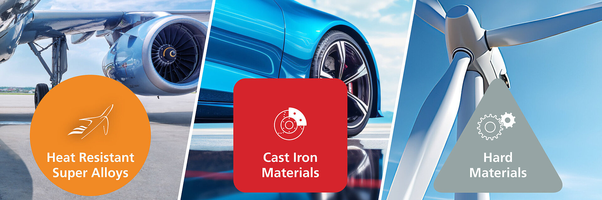 Aircraft turbine, sports car and wind turbine