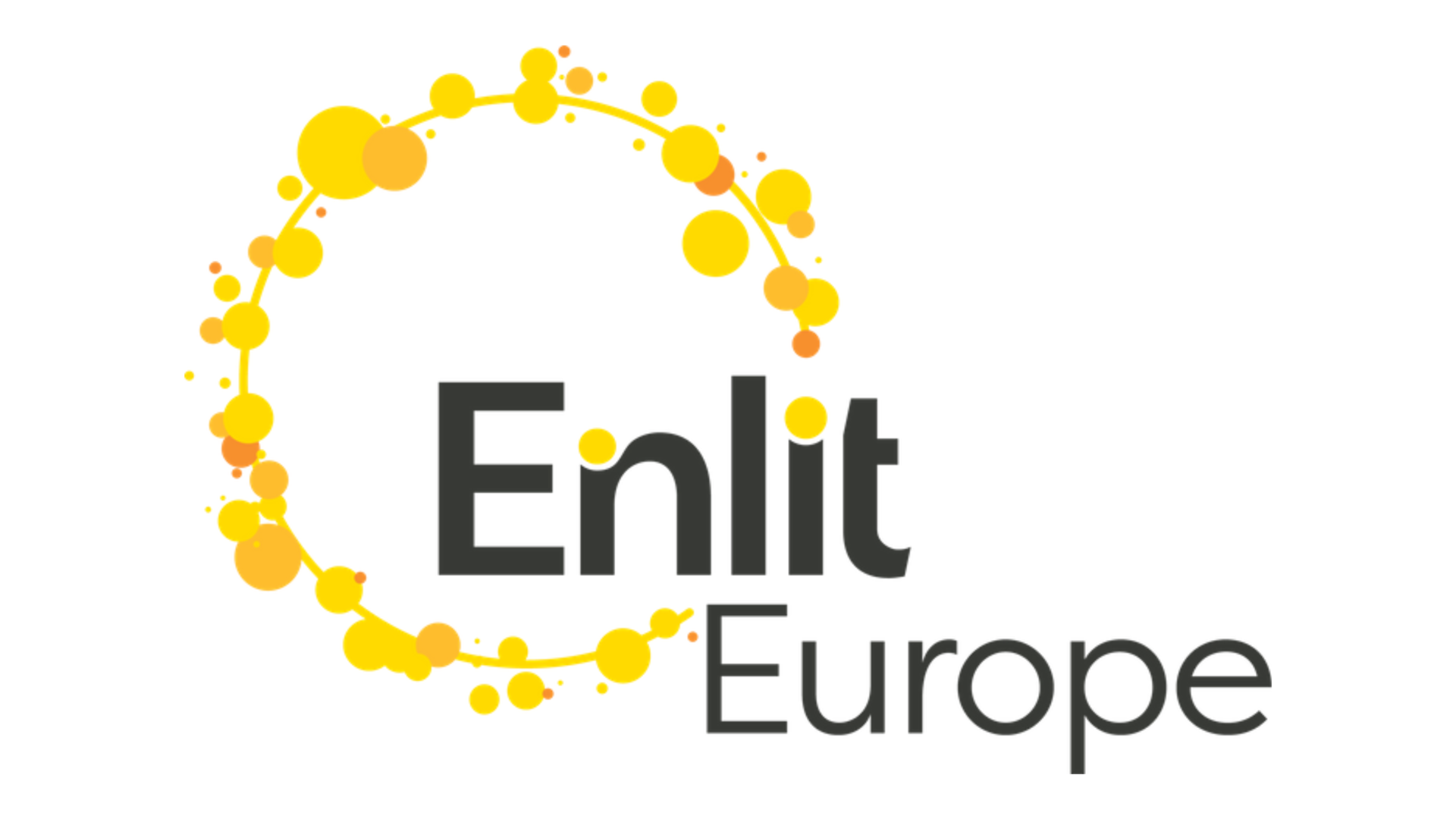 Logo der ENLIT EUROPE auf weißem Hintergrund