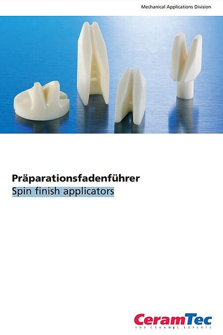 Broschüre Textil Präparationsfadenführer