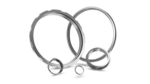 Disposition de différents bagues d'étanchéité