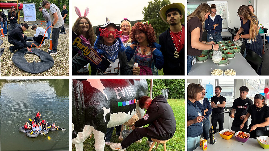 Verschiedene Actionbilder der CeramTec Azubi Events im Herbst 2025