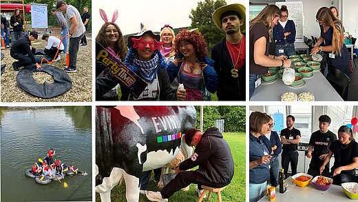 Verschiedene Actionbilder der CeramTec Azubi Events im Herbst 2025