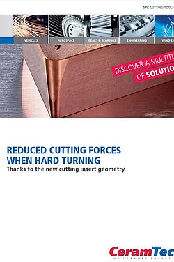 Cover picture of a SPK hard turning brochure