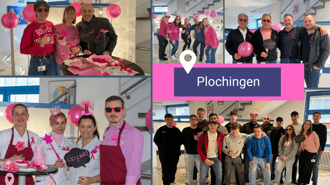 Pink Ribbon Action Day 2024 at CeramTec in Plochingen