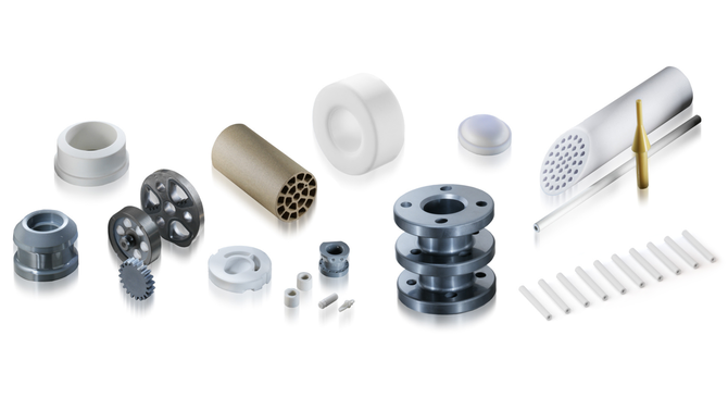 Divers composants en céramique structurelle de CeramTec pour dispositifs médicaux