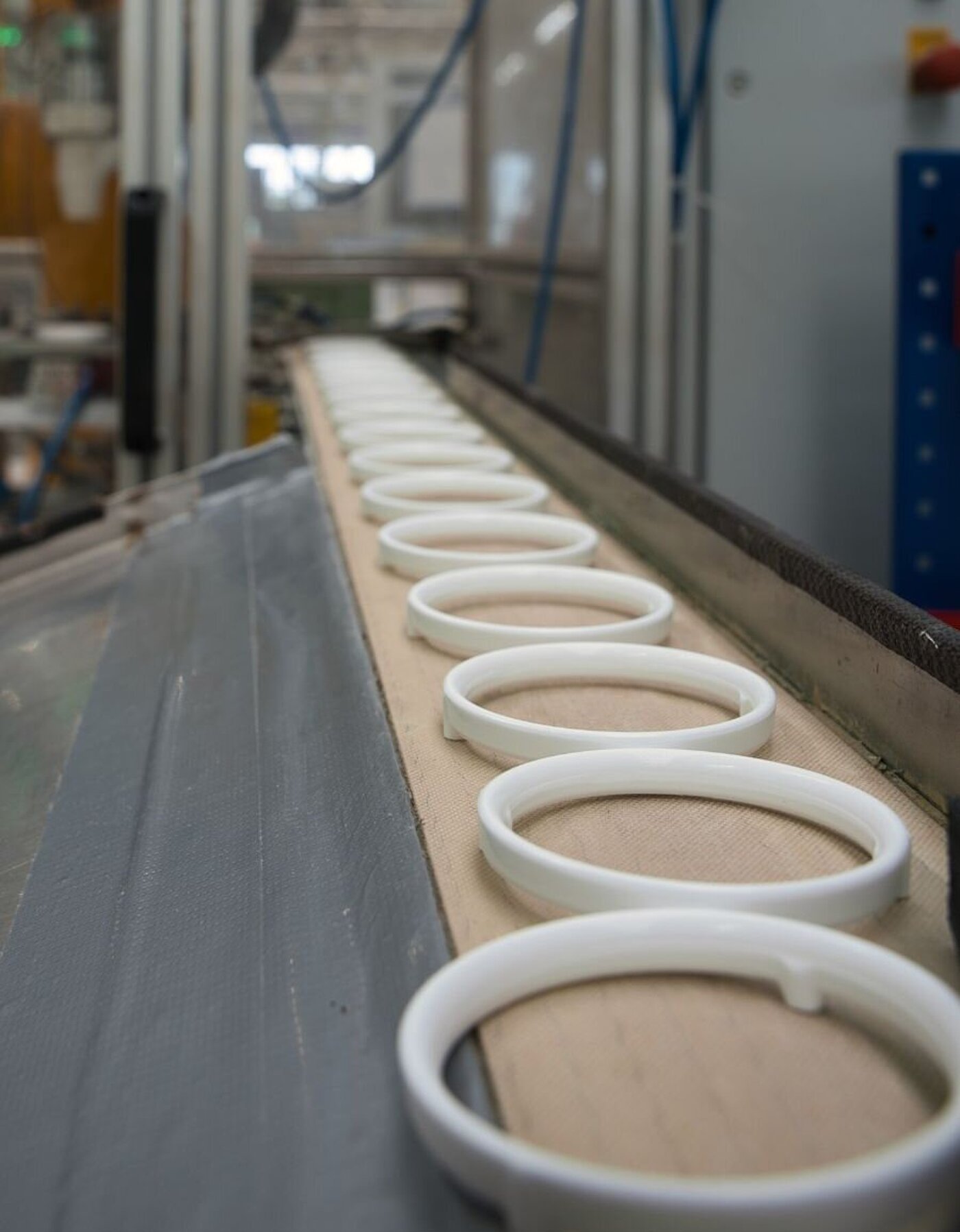 Salt cores from EMG Saltcores running on a production line