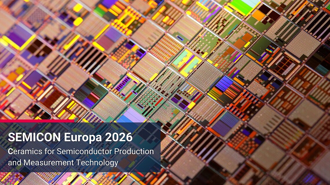 Flyer for CeramTec’s participation in SEMICON Europa 2026