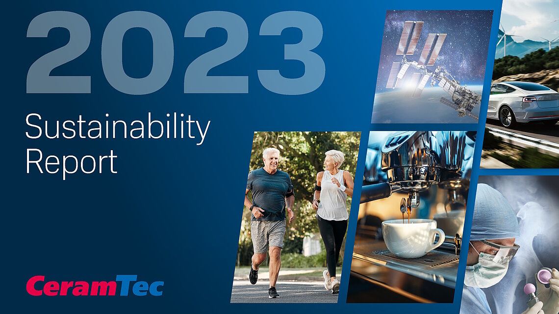 Titelbild des CeramTec Nachhaltigkeitsbericht