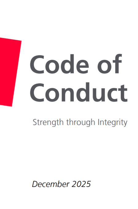 Titelbild des 2024 überarbeiteten Code of Conduct