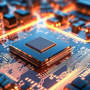 Carte semi-conductrice électronique lumineuse