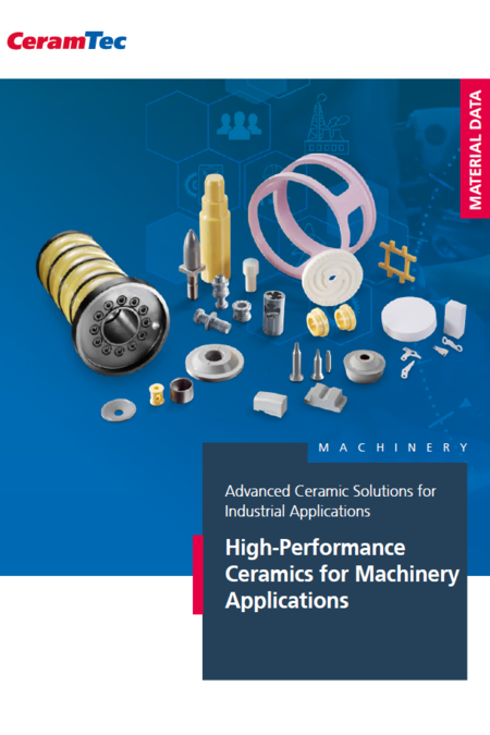 Data sheet on high-performance ceramic solutions for mechanical engineering applications