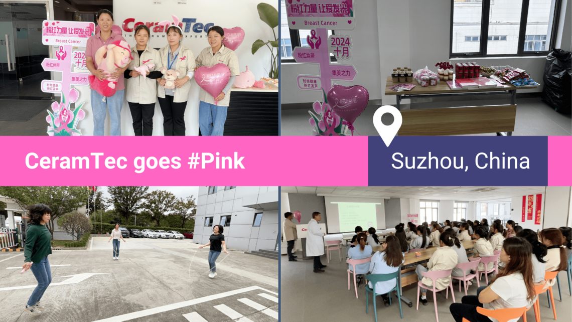 Pink Ribbon Action Day 2024 at CeramTec in Suzhou, China