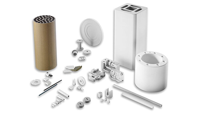 Produits et composants en céramique silicatée