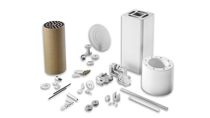 Produkte und Bauteile aus Silikatkeramik