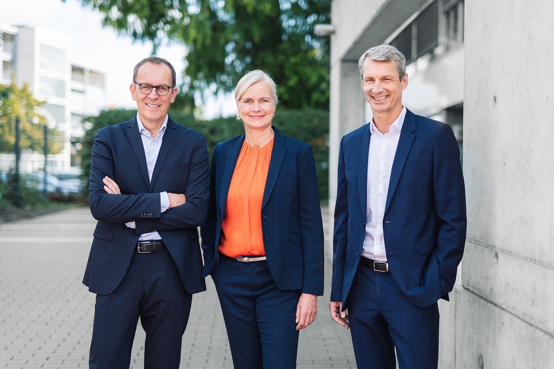 Horst Garbrecht, Eric Oellerer und Dr. Carla Kriwet - Mitglieder der CeramTec Geschäftsführung