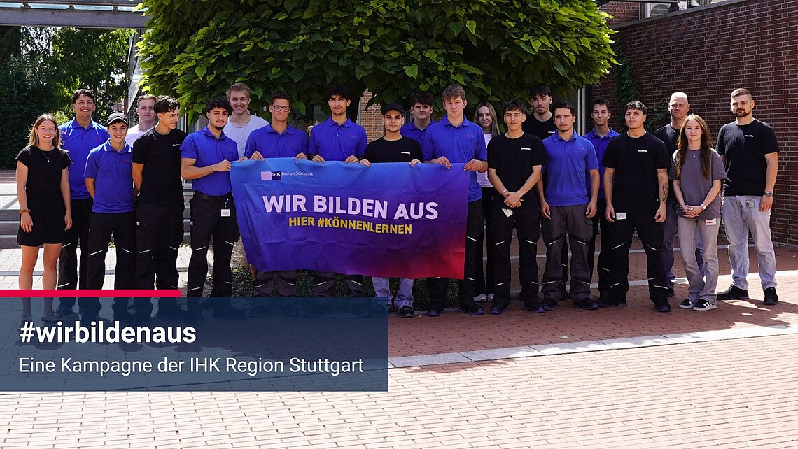 CeramTec Auszubildende am Standort Plochingen sind Teil der #wirbildenaus Kampagne der IHK Stuttgart