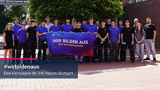 CeramTec Auszubildende am Standort Plochingen sind Teil der #wirbildenaus Kampagne der IHK Stuttgart