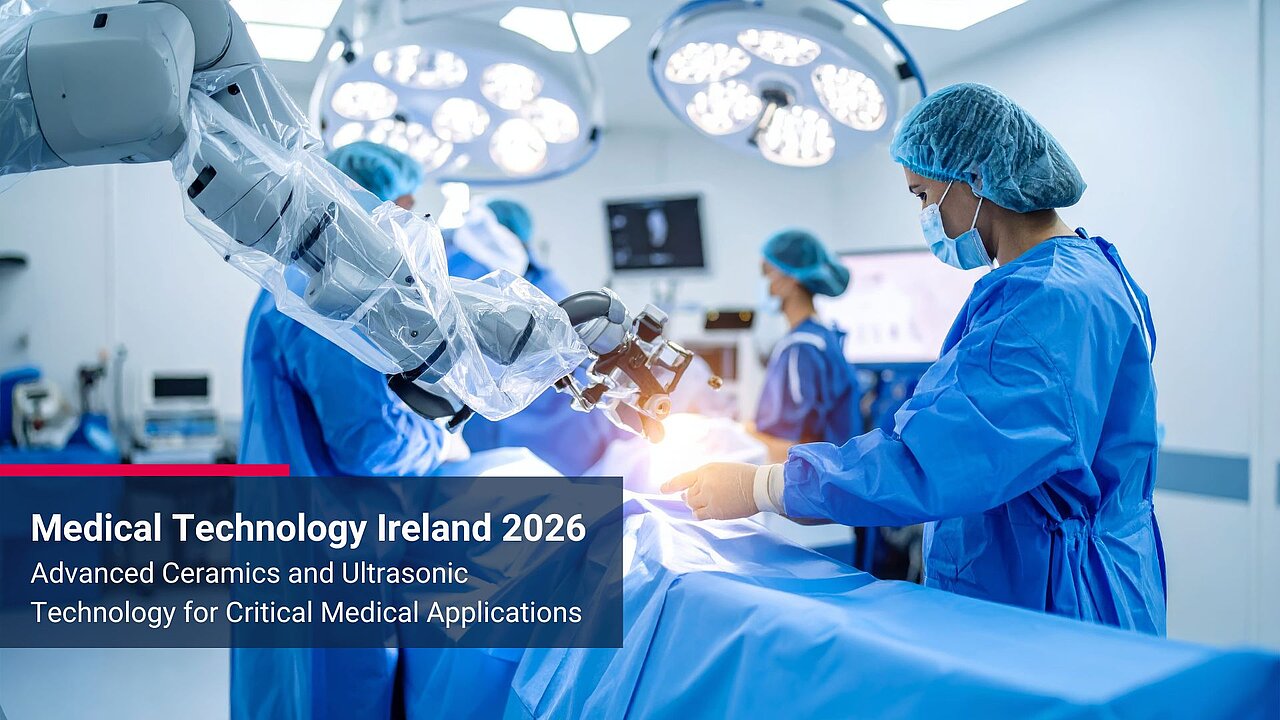 CeramTec Flyer for the Medical Techology Ireland 2026 in Dublin