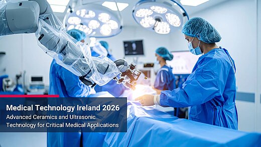 CeramTec Flyer for the Medical Techology Ireland 2026 in Dublin