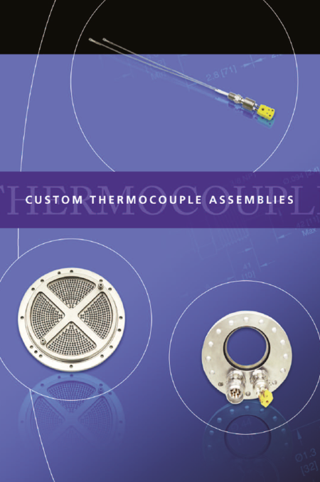 Titelseite der Broschüre „Thermoelemente” von CTNA