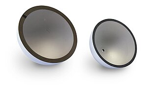 Piezoelectric Hemispheres