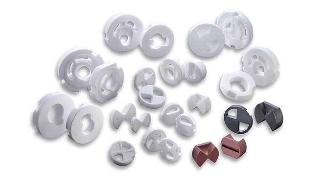 Ceramdisc and OEM cartridges for manufacturing sanitary fittings