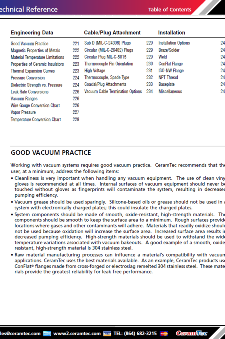 Titelseite der Broschüre „Technische Referenz“ von CTNA