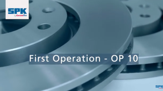 Preview of the SPK video about brake disc machining in three operations