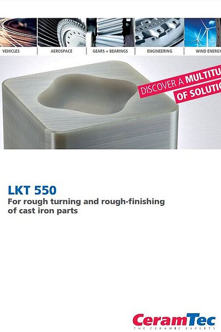 Titelbild der Broschüre CeramTec LKT 550