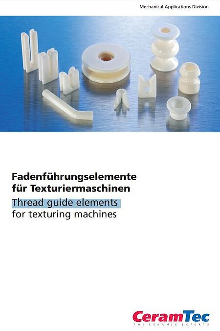 Titelblatt Katalog Fadenführungselemente