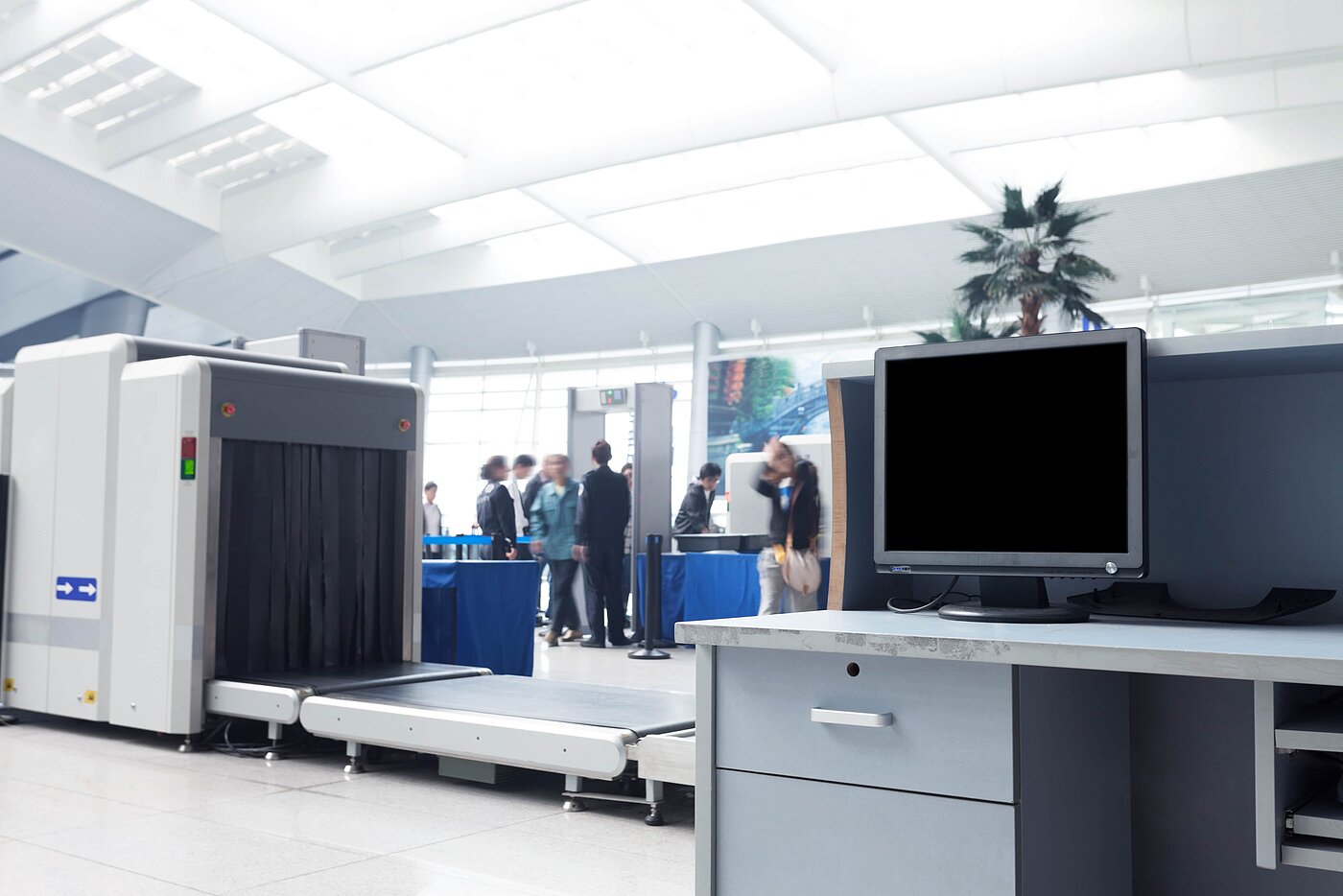 Security check at the airport