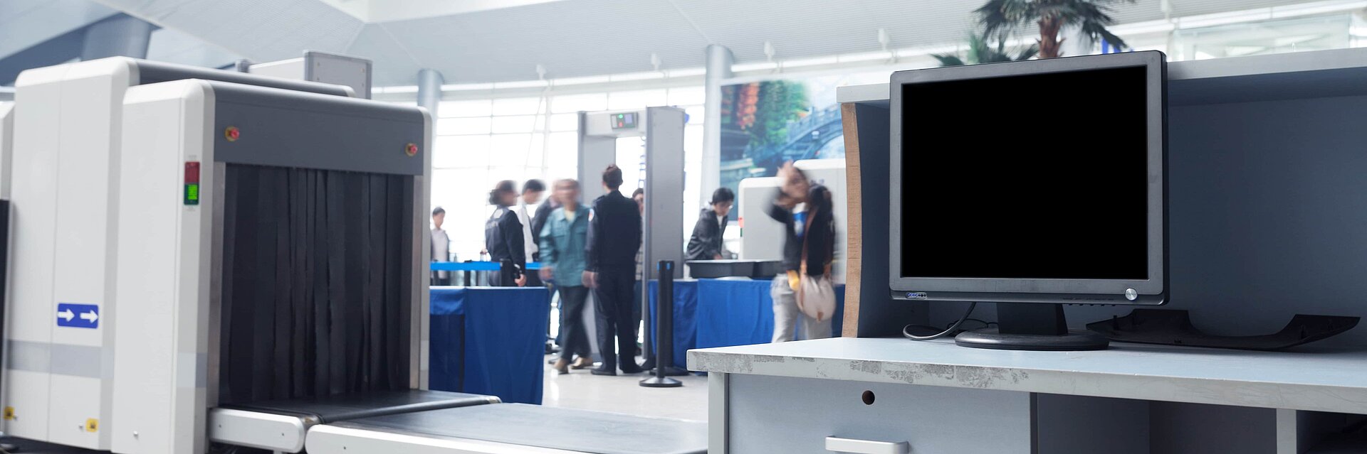 Security check at the airport