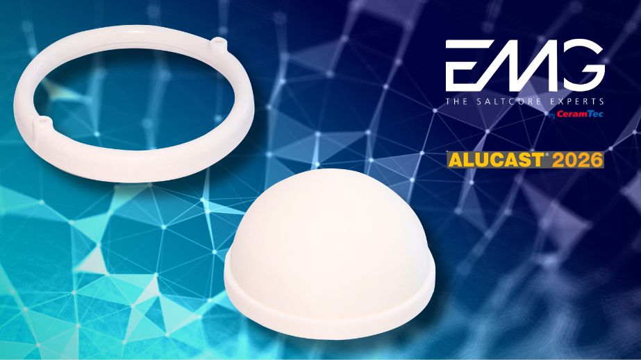 EMG Saltcores ist zu Gast auf der ALUCAST® 2026 - Internationale Ausstellung und Konferenz für Aluminium-Druckguss in Yashobhoomi, IICC, Dwarka, Delhi.